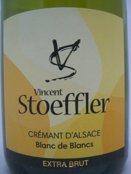 Domaine Stoeffler (Vincent) Crémant Blanc de Blancs Extra Brut, AC Crémant d'Alsace, Schaumwein weiß, trocken, 0,75l